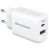 Зарядное устройство Armorstandart 1xUSB-C + 1xUSB 25W GaN white (ARM89532) изображение 3