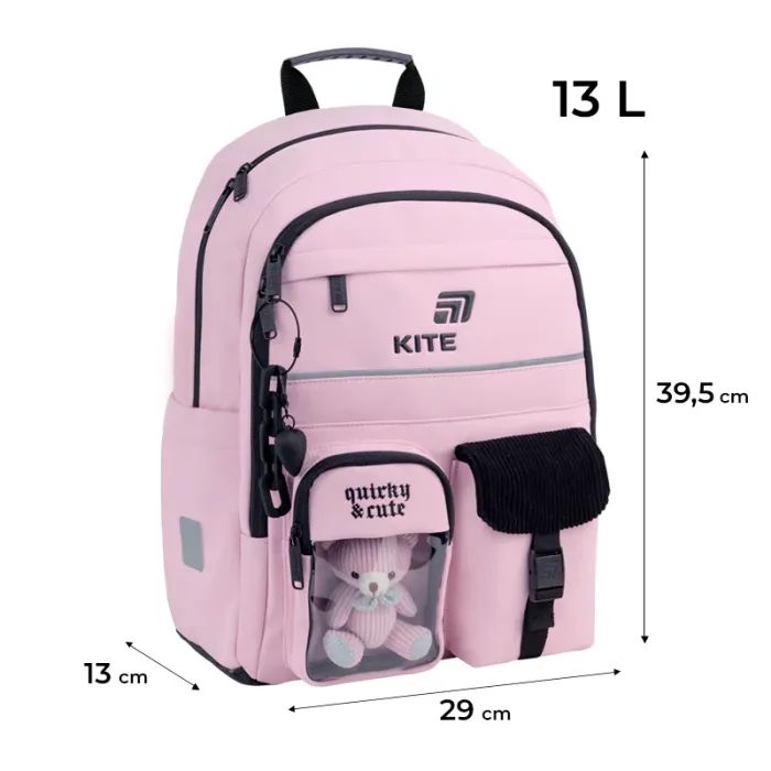 Рюкзак шкільний Kite Education 584 Quirky&Cute (K26-584M-1) зображення 12