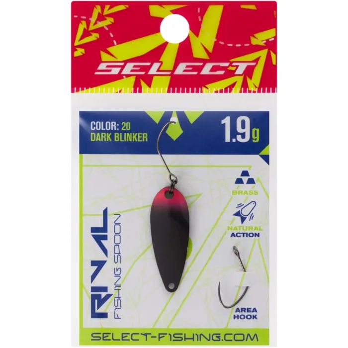 Блесна Select Rival 1.9g 30mm 20 Dark Blinker (1870.79.99) изображение 2