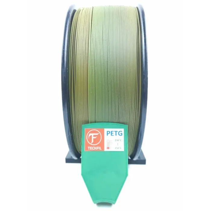 Пластик для 3D-принтера Techfil PETG 074 1.75мм 0.75кг blue silk pearl (PETG074-750-BLUE-SILK) зображення 2