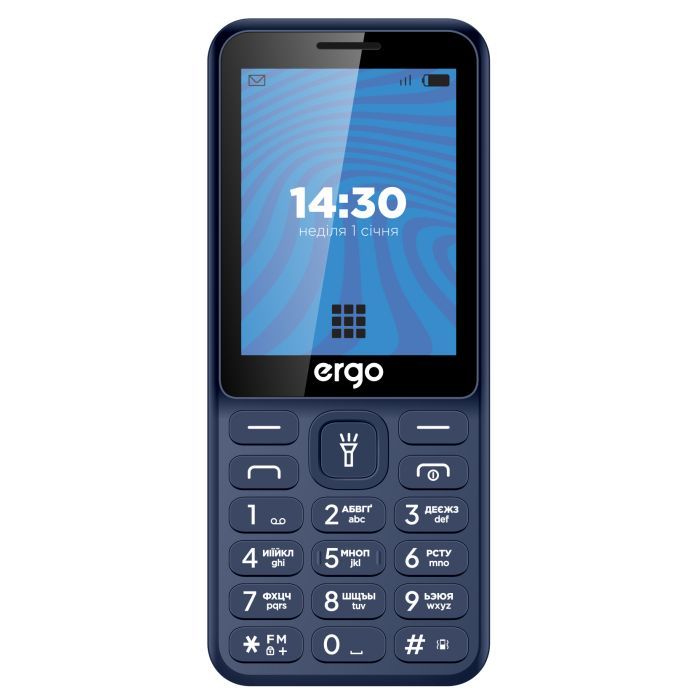 Мобильный телефон Ergo E284 Black изображение 2