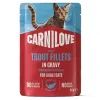 Вологий корм для кішок Carnilove Gravy Trout with Echinacea 85 г (8595602584680)