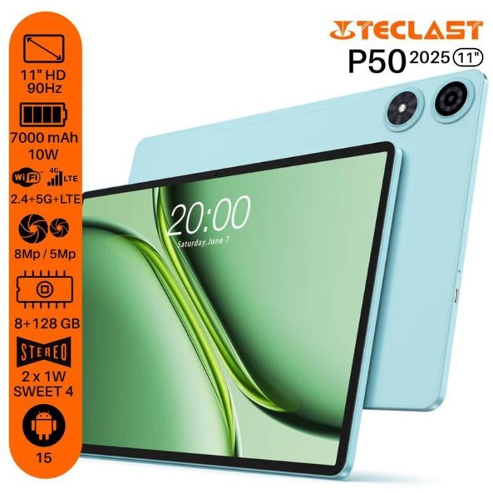 Планшет Teclast P50 11" 4/128Gb LTE Blue (6940709680032) изображение 9