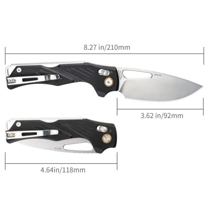 Нож SRM Mirage, Black G10, Stonewash (239X-GB) изображение 11