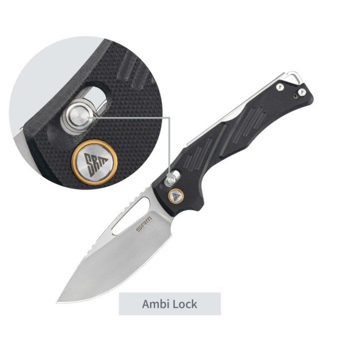 Нож SRM Mirage, Black G10, Stonewash (239X-GB) изображение 15