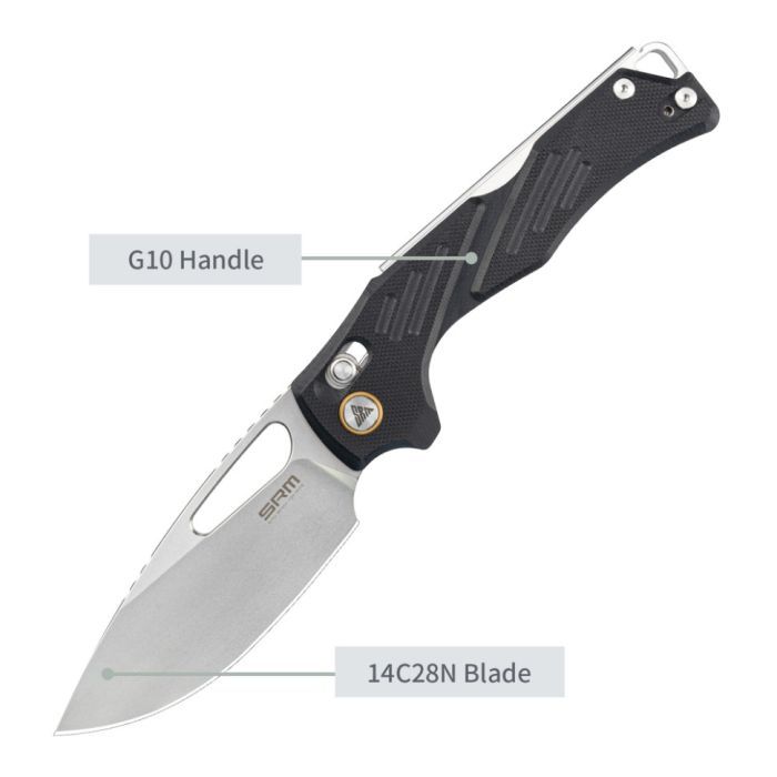 Нож SRM Mirage, Black G10, Stonewash (239X-GB) изображение 22