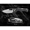 Нож SRM Mirage, Black G10, Stonewash (239X-GB) изображение 9