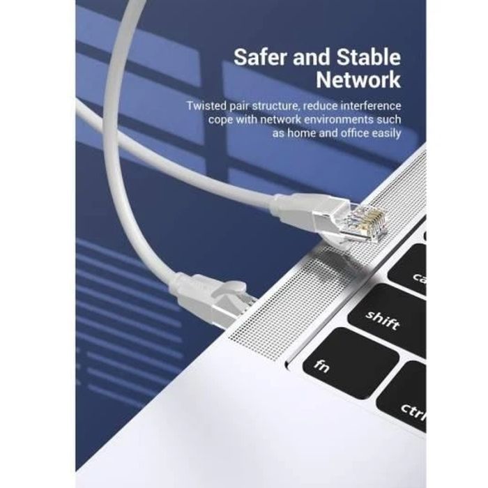 Патч-корд Cat.6 UTP Patch Cable 0.5M Gray Vention (IBEHD) изображение 4