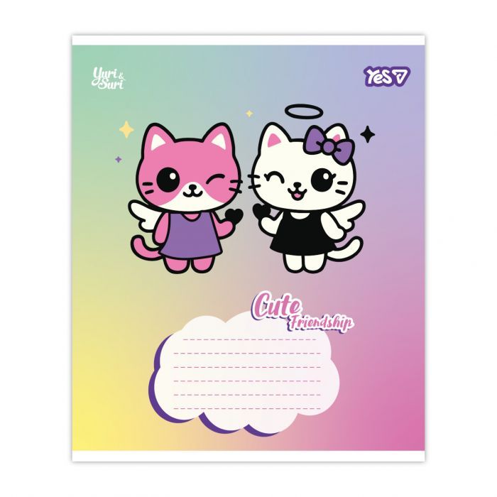 Зошит Yes Сute friendship А5 12 аркушів лінія (768649) зображення 5