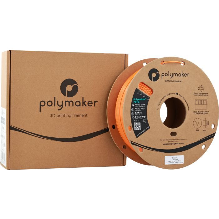 Пластик для 3D-принтера Polymaker PETG 1,75mm 1kg DARK GREY (PB05008) зображення 3