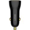 Зарядное устройство LDNIO 1xUSB-C PD30W + 1xUSB QC3.0 60W car adapter black (C103) изображение 2