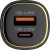 Зарядное устройство LDNIO 1xUSB-C PD30W + 1xUSB QC3.0 60W car adapter black (C103) изображение 6