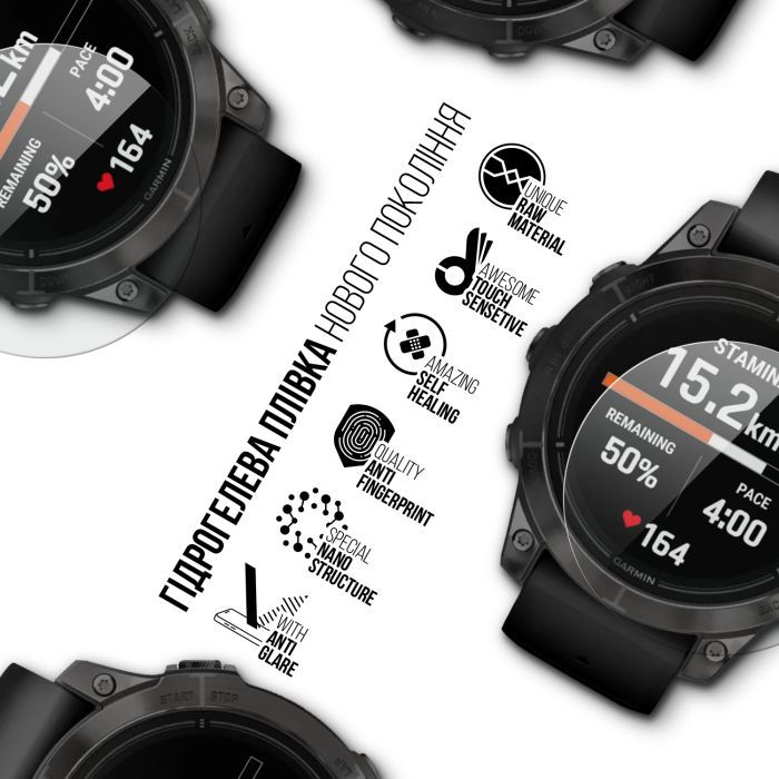 Плівка захисна Armorstandart Matte hydrogel Garmin Epix 2 47mm 6 pcs (ARM92006) зображення 2