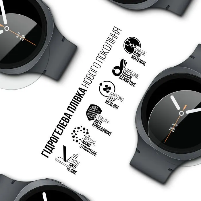 Пленка защитная Armorstandart Matte hydrogel Samsung Galaxy Watch 8 40mm 6 pcs (ARM92102) изображение 2