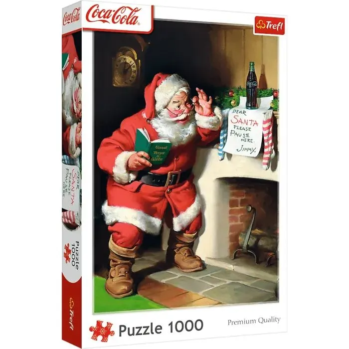 Пазл Trefl Lic Coca-Cola Санта біля каміна (5900511109221)