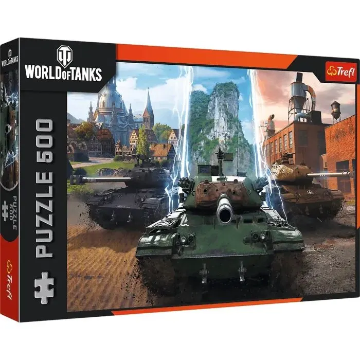 Пазл Trefl World of Tanks, Час діяти 500 елементів (5900511375350)