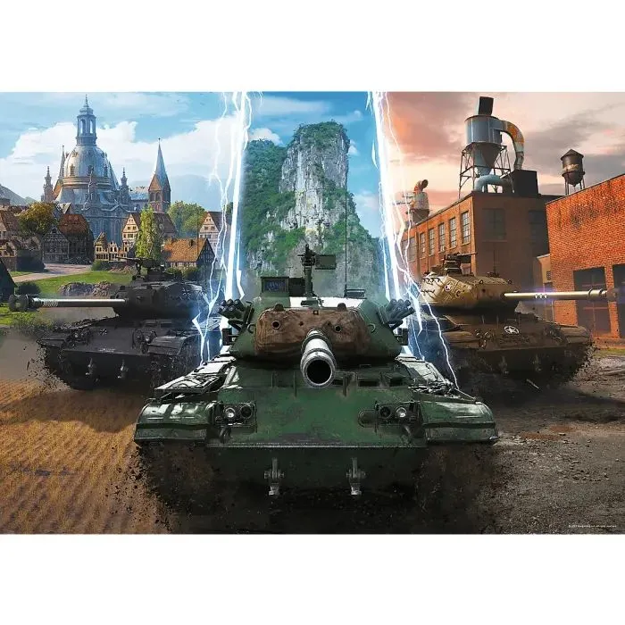 Пазл Trefl World of Tanks, Час діяти 500 елементів (5900511375350) зображення 2