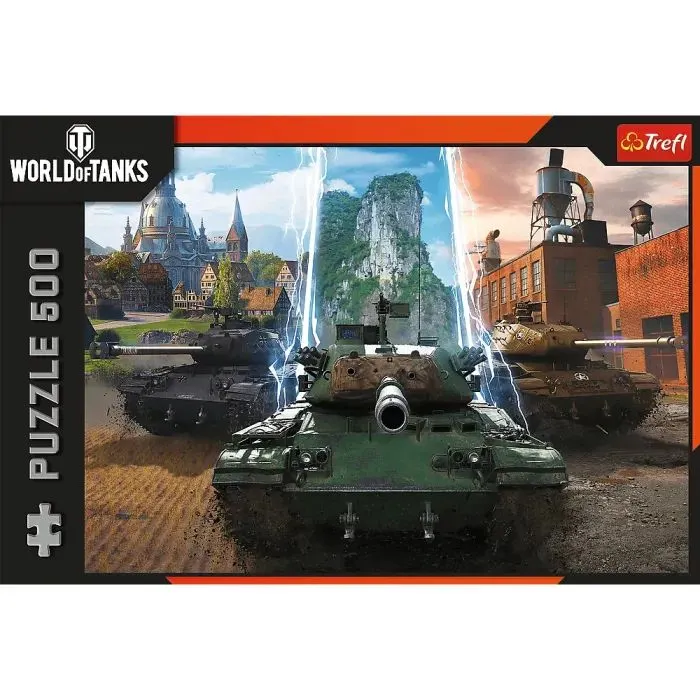 Пазл Trefl World of Tanks, Час діяти 500 елементів (5900511375350) зображення 3