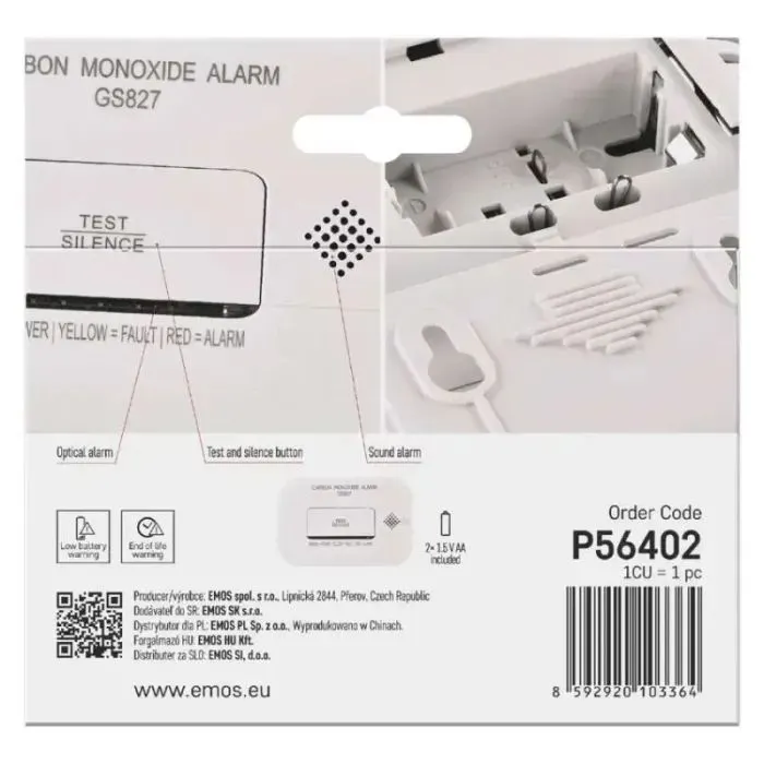 Датчик газа EMOS P56402 изображение 10