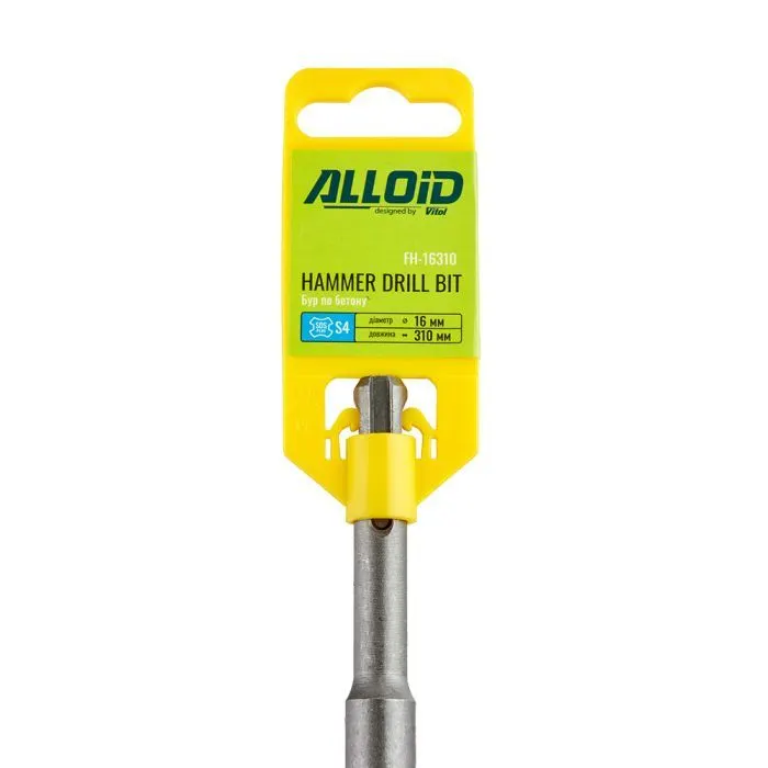 Бур Alloid по бетону, SDS-plus, S4, 16310мм (FH-16310) изображение 3