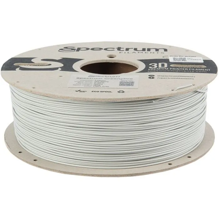 Пластик для 3D-принтера Spectrum GreenyPro 1.75mm 1kg Grey, Light (80903) зображення 2