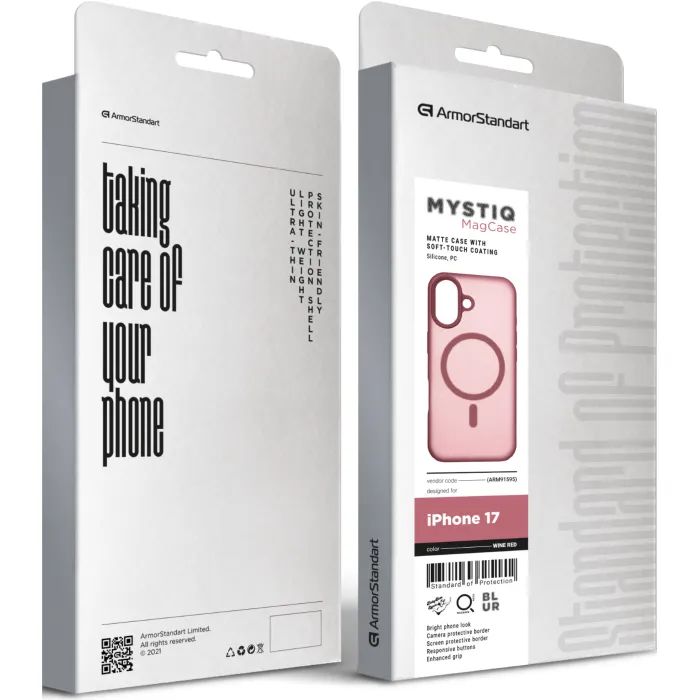 Чехол для мобильного телефона Armorstandart Mystiq MagCase Apple iPhone 17 Blue (ARM91591) изображение 3