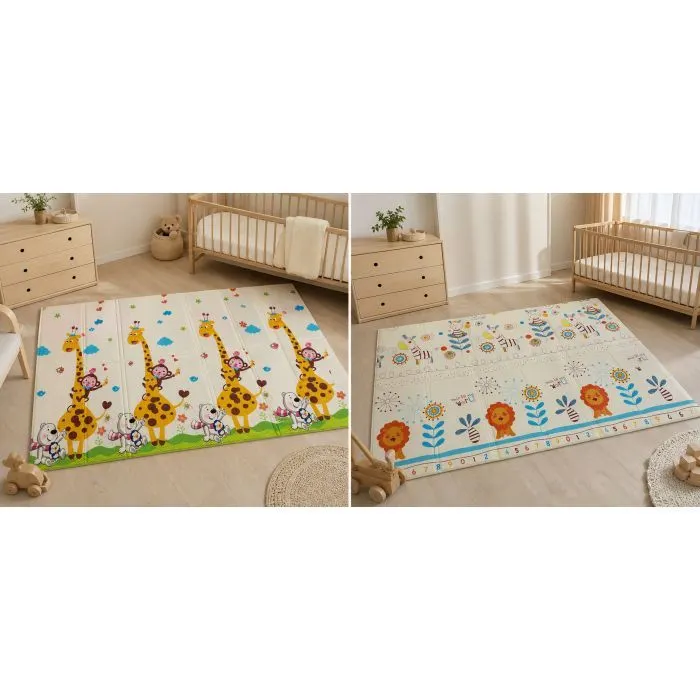 Детский коврик XoKo Childcare двухсторонний термоковрик 200×180 х 0,8 см (XK-CHC-20-18-CRP2) изображение 4