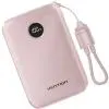 Батарея универсальная Vention 10000mAh, 22.5W, PD, QC, Pink (FKAP0-C) изображение 3