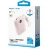 Батарея универсальная Vention 10000mAh, 22.5W, PD, QC, Pink (FKAP0-C) изображение 5
