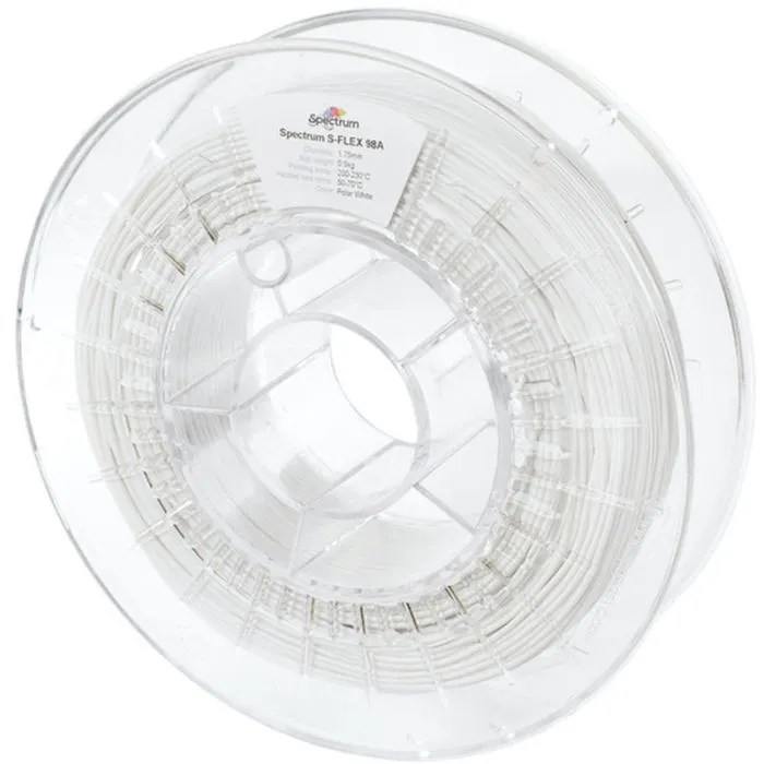 Пластик для 3D-принтера Spectrum S-Flex 98A 1.75mm 0.5kg WHITE, POLAR (80521)