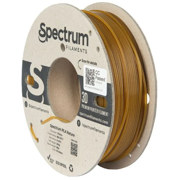Пластик для 3D-принтера Spectrum PLA Nature 1.75mm 0.25kg Braun BEER, PILS (80991)