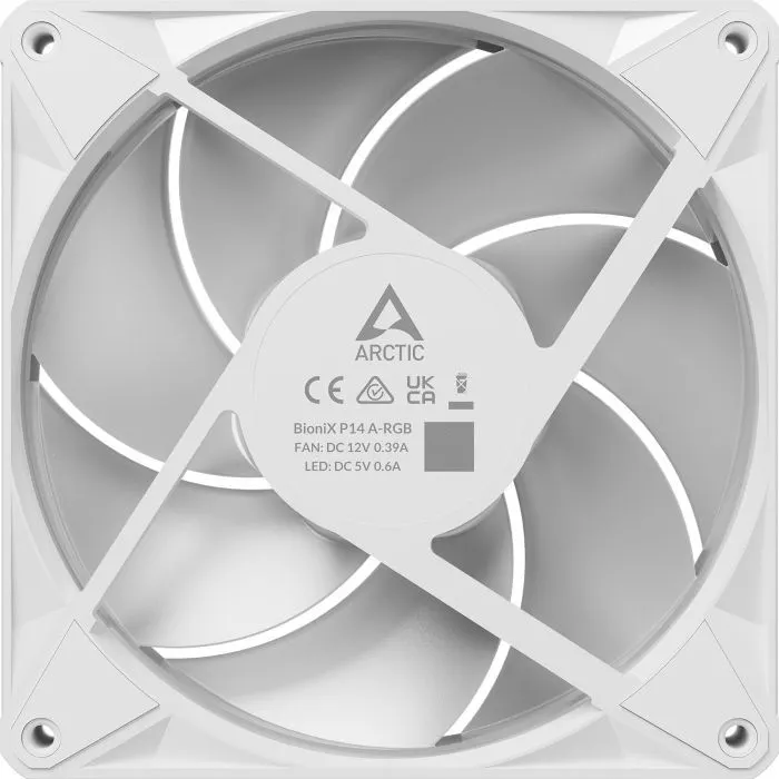Кулер до корпусу Arctic BioniX P14 A-RGB WHT (ACFAN00340A) зображення 7
