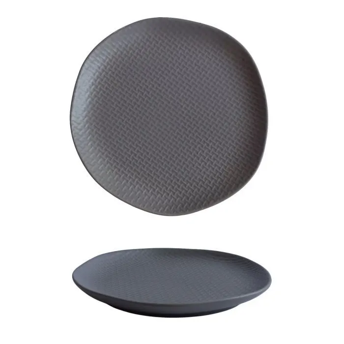 Тарелка Vittora Gray Texture десертна 205мм (VT-P-1205GT)