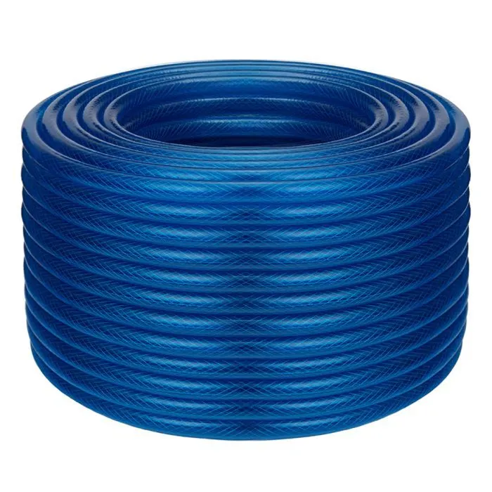 Шланг для поливу Alloid Pro армований, 3-шаровий, AZURE SNAIL, 1/2", 50м (WH-67652) зображення 3