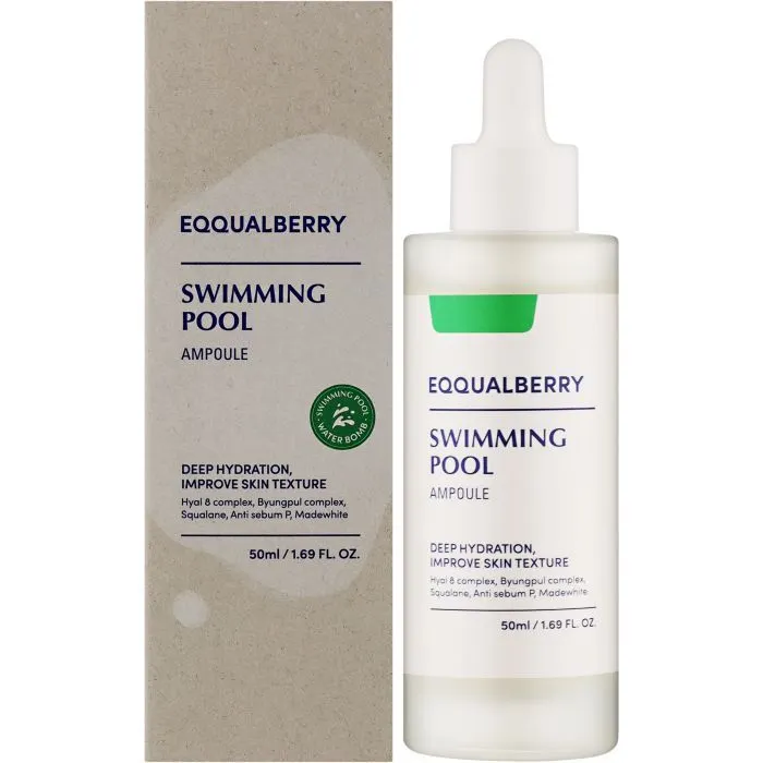 Сироватка для обличчя Eqqualberry Swimming Pool Ampoule 50 мл (8809875454275) зображення 2