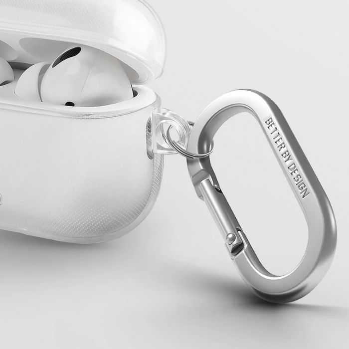 Чохол для навушників Uniq Чохол UNIQ Glase AirPods 4 glossy smoke (8886463691663) (8886463691663) зображення 3