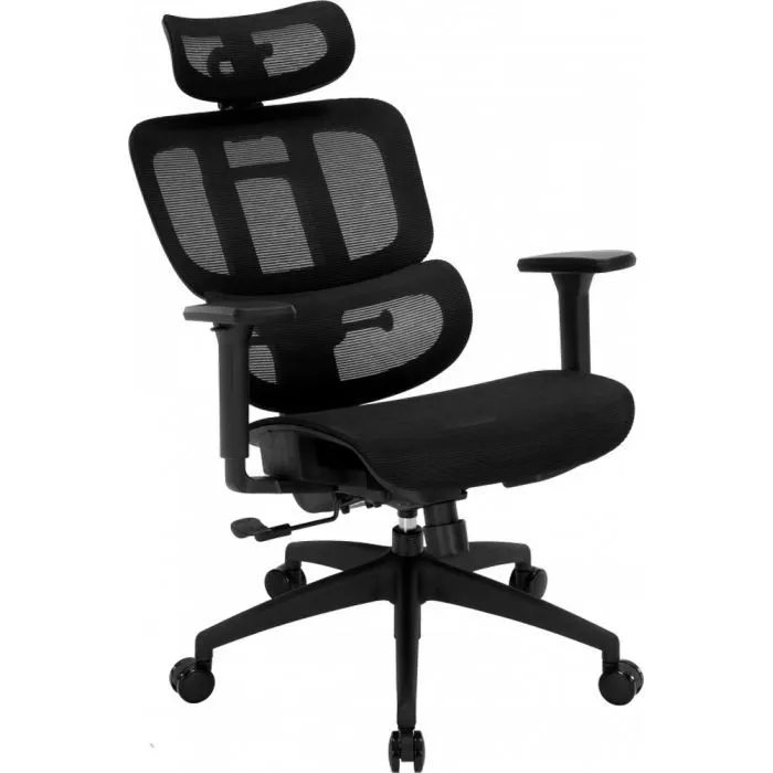 Офісне крісло GT Racer B-5757 Black/Black зображення 7