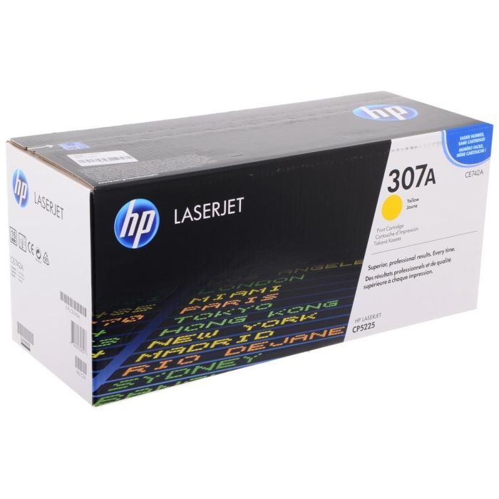 Картридж HP CLJ  307A Yellow (CE742A) изображение 2