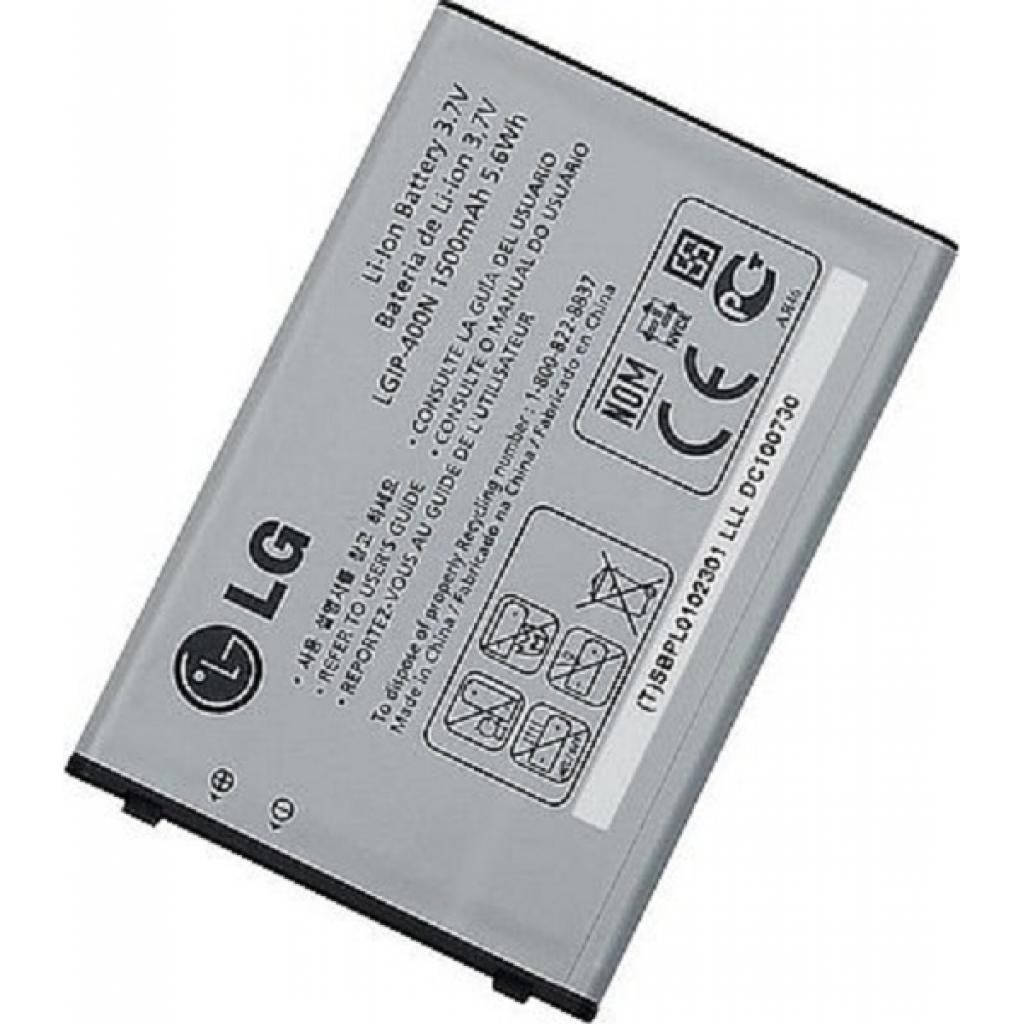 Акумуляторна батарея LG for GW620/GX200/GX300/GX500/GT540 (LGIP-400N / 21465)