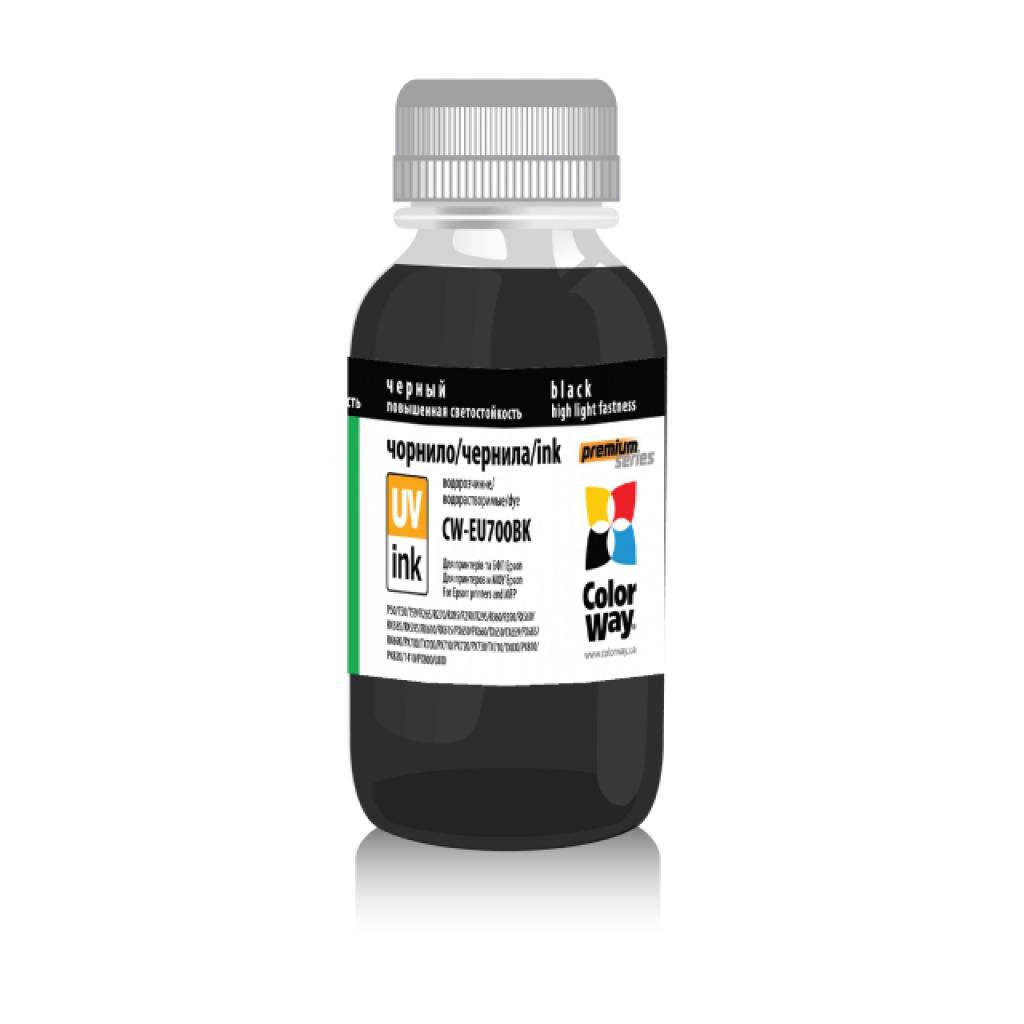 Чорнило ColorWay Epson UV P50/PX700 200мл Black (CW-EU700Bk02)
