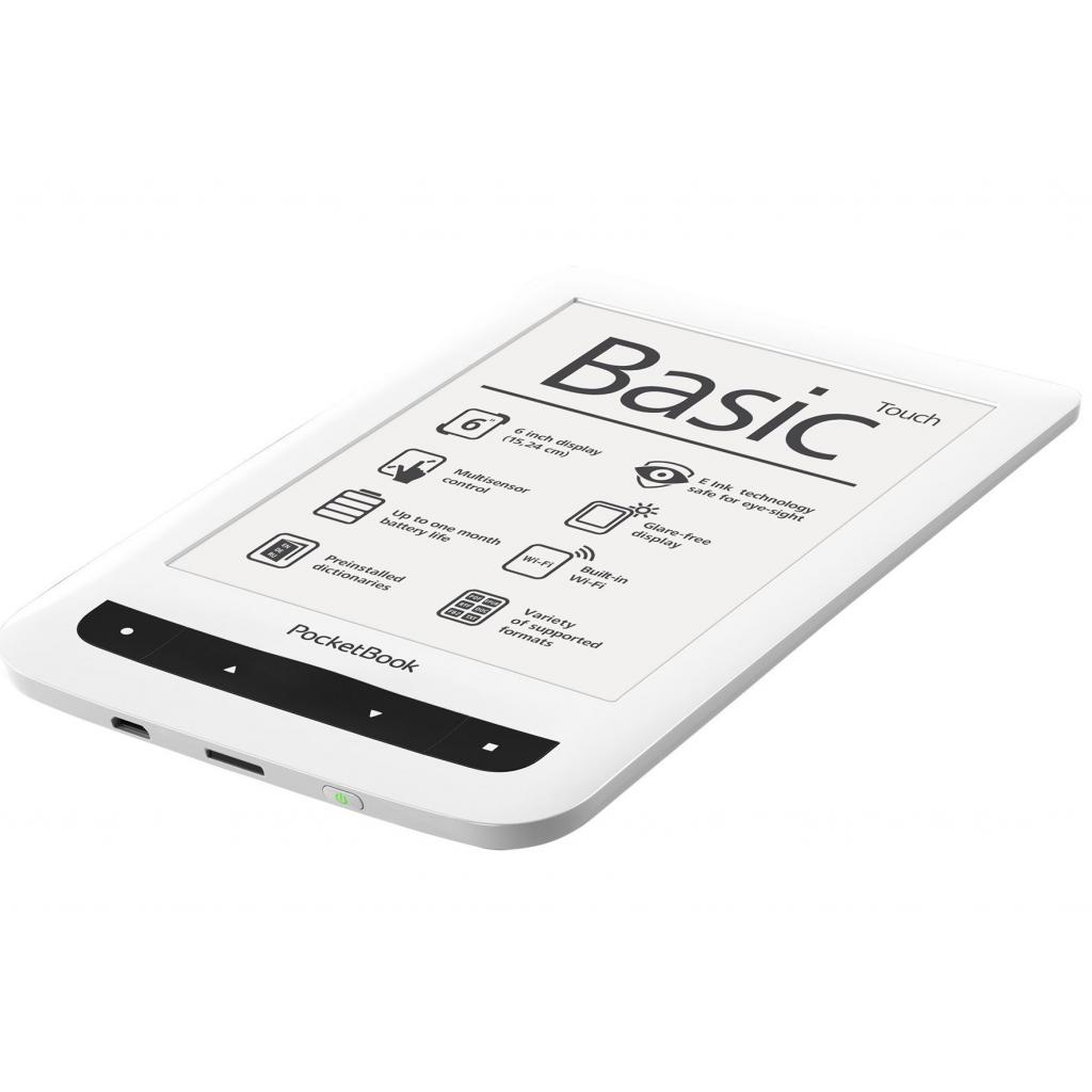Електронна книга Pocketbook Basiс Touch 624, белый (PB624-D-WW / PB624-D-CIS) зображення 3