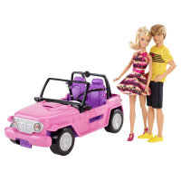 Игровой набор Barbie Барби и Кен в джипе (Y6856) изображение 3