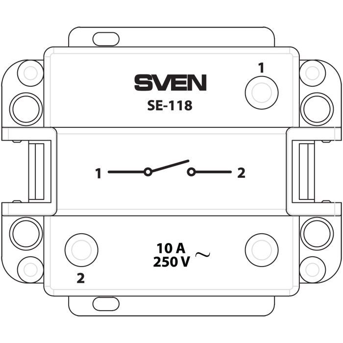 Кнопка звонка Sven SE-118 white (7100083) изображение 5