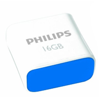 USB флеш накопитель Philips 16GB Pico Blue USB 2.0 (FM16FD85B/97) изображение 3
