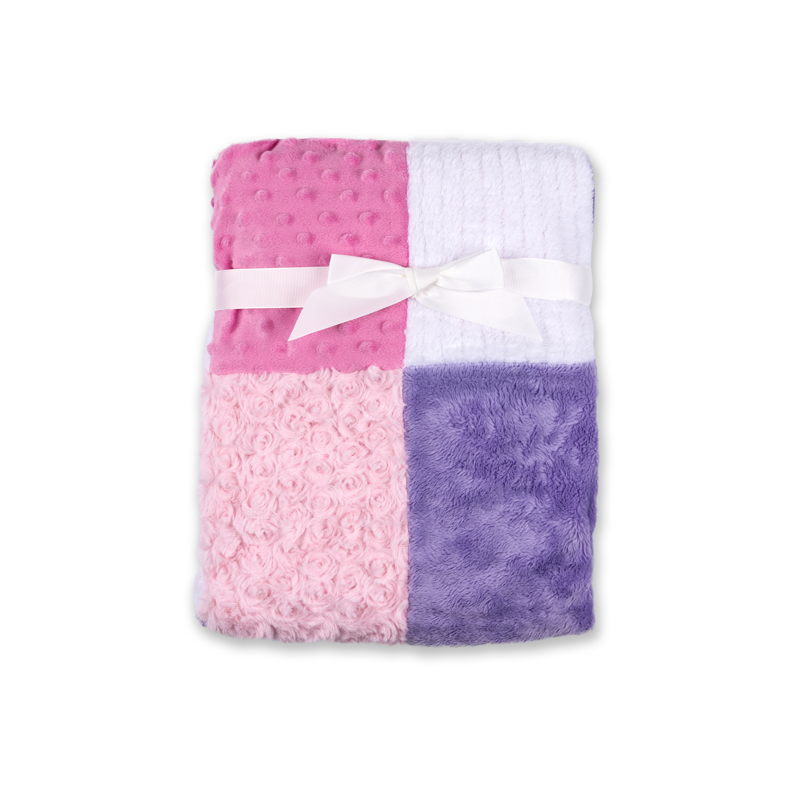 Детское одеяло Luvable Friends из различных видов тканей для девочек (50443.F)