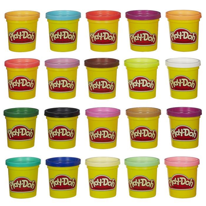 Набор для творчества Hasbro Play-Doh Пластилин 20 баночек (A7924) изображение 2