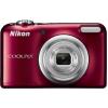 Цифровий фотоапарат Nikon Coolpix A10 Red (VNA982E1) зображення 2