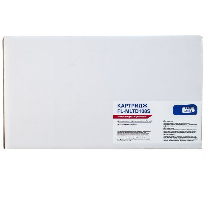Картридж FREE Label SAMSUNG MLT-D108S (для ML-1640/1641/2240/2241) (FL-MLTD108S) изображение 2