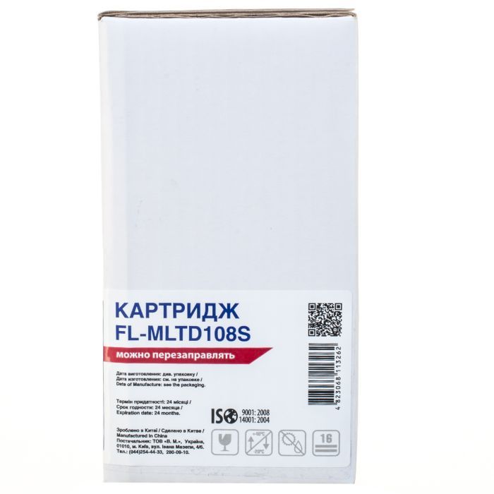 Картридж FREE Label SAMSUNG MLT-D108S (для ML-1640/1641/2240/2241) (FL-MLTD108S) изображение 3