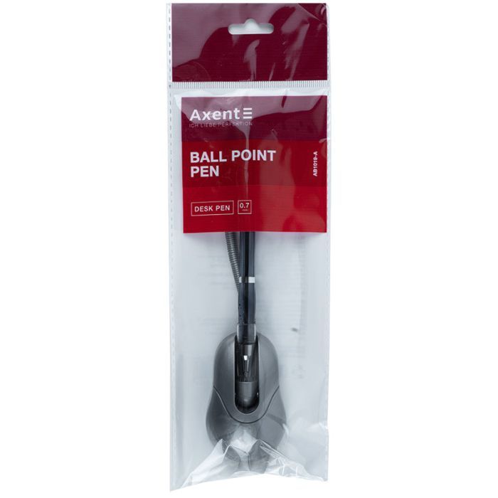 Ручка шариковая Axent Desk pen, blue, 1шт (AB1019-02-А) изображение 2